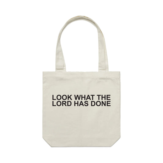 “Look What The Lord Has Done” Tote Bag